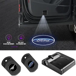 Lumière de bienvenue de porte de voiture à LED, budgétaire laser, lumière de logo pour Ford Mondeo Focus Mk2 Mk3 Mk7 Fi.C. Escape Kuga Ecosport