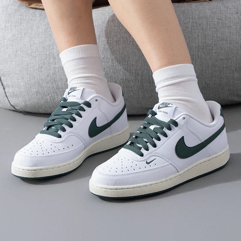

Женские спортивные туфли NIKE COURT VISION, Осенняя обувь с низким верхом в стиле ретро, дышащая износостойкая повседневная обувь, кроссовки