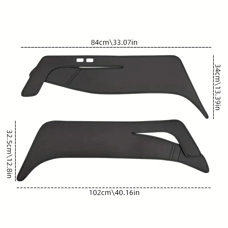 ل تسلا نموذج Y الجذع الخلفي كلا الجانبين الحرس وسادة بولي Leather الجلود جذع سطح الزاوية الغطاء الواقي البضائع بطانة مكافحة القذرة منصات