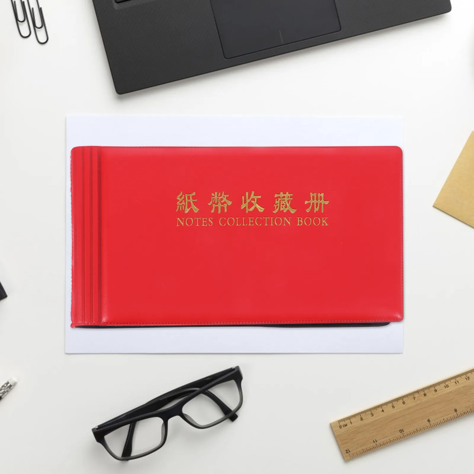 

30 Pages Paper Money Holder Album PVC Dustproof Banknote Collection Book with Oxidation Resistance Portable Currency