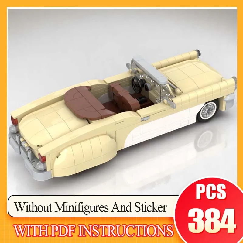 

MOC строительные кирпичи, модель скоростного гиперкара, американская классическая трансформируемая модульная сборка, детские игрушки, костюм, технологический подарок, праздник