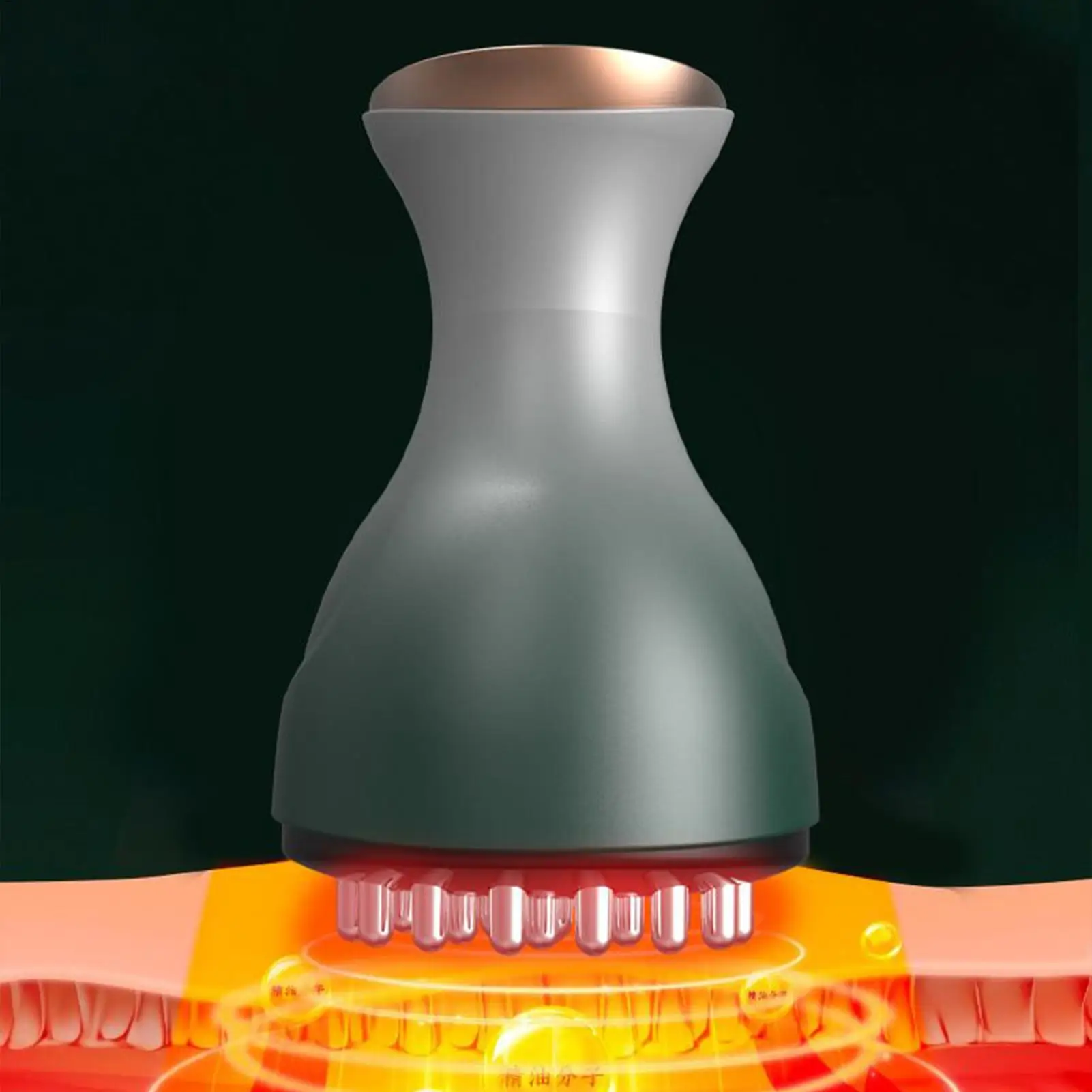 

Массажер от целлюлита 1200 мАч 12 Вт Меридианный инструмент для выемки меридианов для тела Массажер для похудения Редуктор жира для похудения Гуа Ша