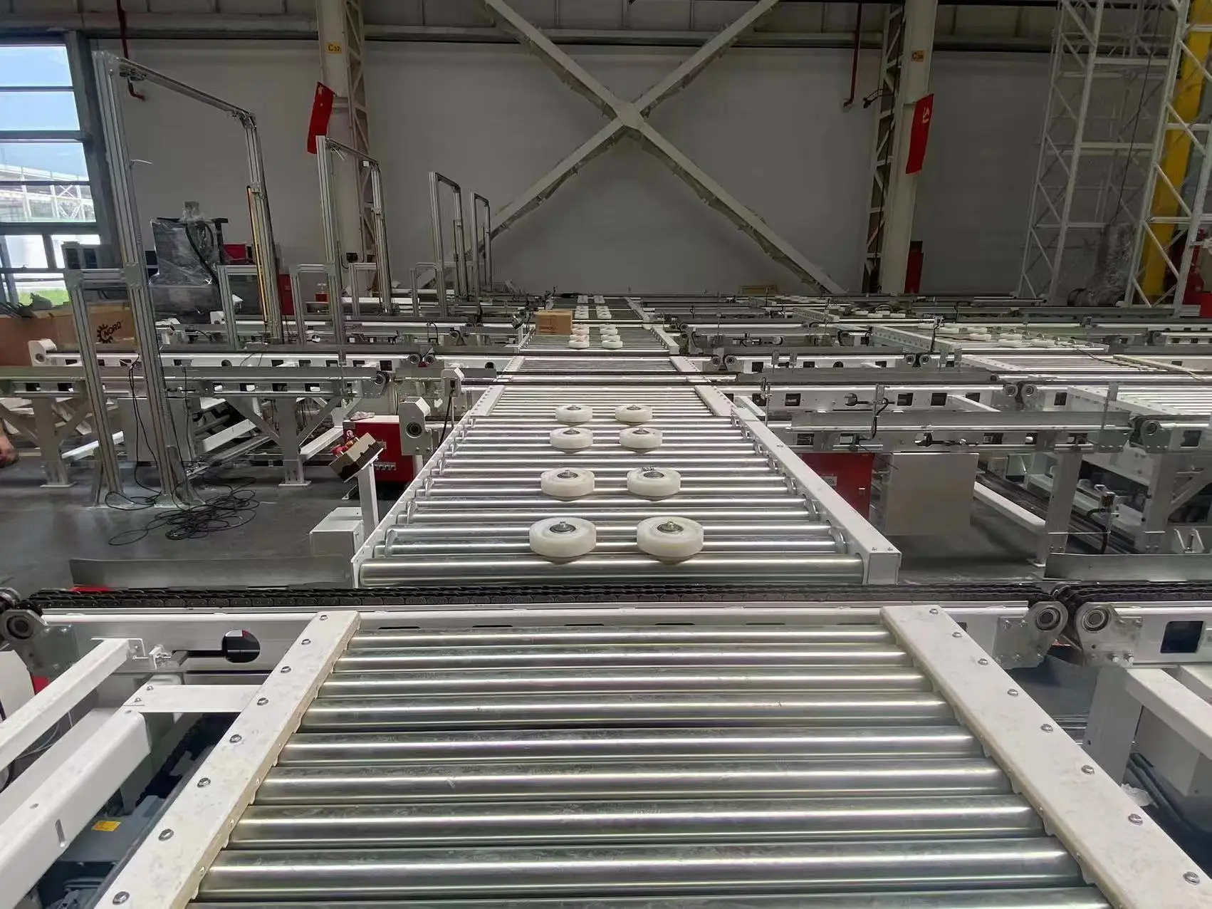 Factory Supply Gravity Roller Conveyors for Unit Handling