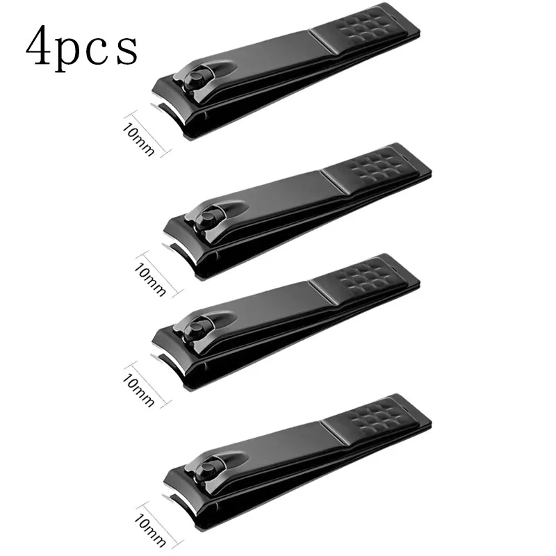 1/3/5 Stuks Zwarte Nagelknipper Roestvrij Staal Nagelsnijder Dikke Schaar Tang Teennagel Vingernagel Professionele Manicure trimmer
