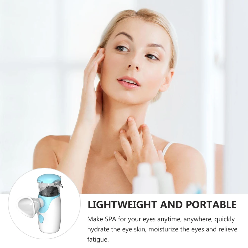 1 conjunto de vaporizador de olhos nano dispositivo de cuidados pulverizador de névoa fria para hidratação da pele aliviar a fadiga portátil leve