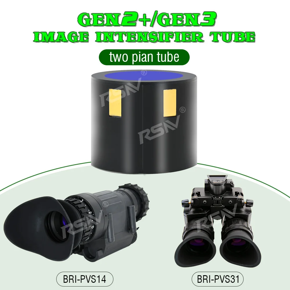 RSNV Night Vision Device Gen2+ FOM1400+ White Green Phosphor Image Intensifier Tube for PVS14 PVS31 Assembly Mx10160 IIT - view 3