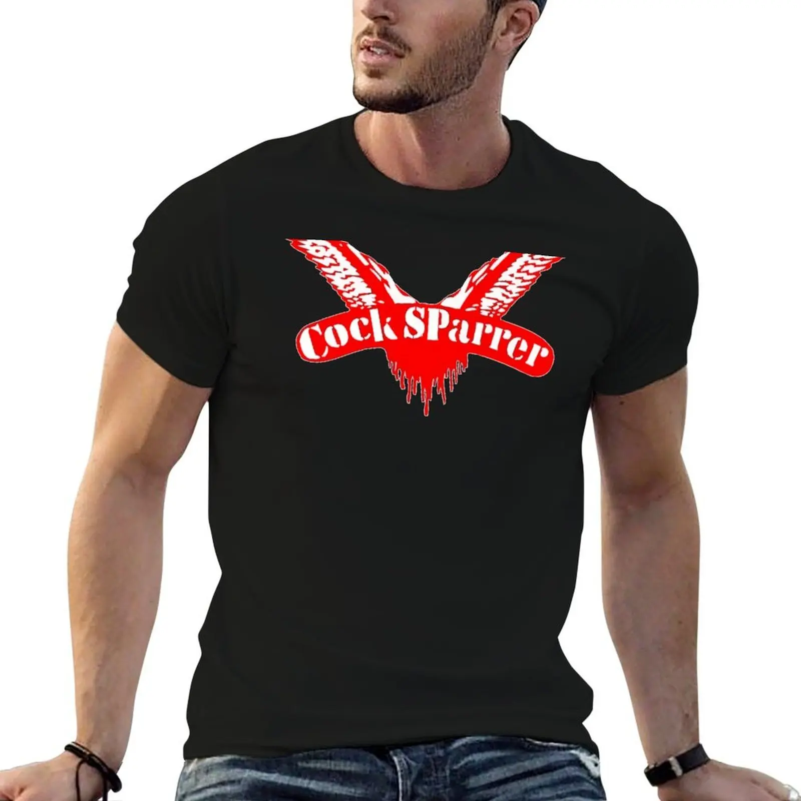 Легкая футболка больших размеров Cock Sparrer Essential, бестселлер