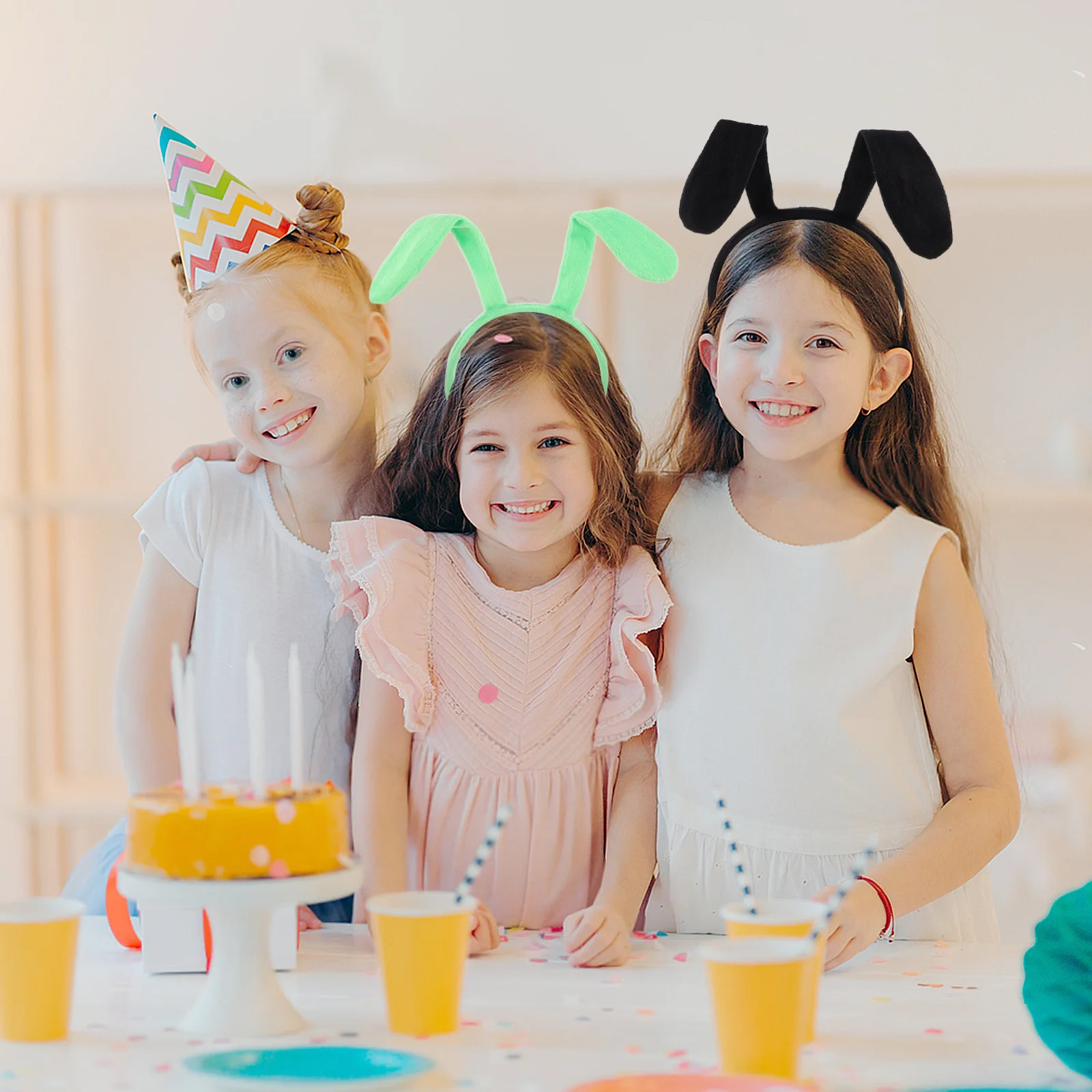 

3pcs Bee Antenna Headbands Animal Hair Hoops For Kids Women Party Cosplay Carnival Halloween Christmas Easter New Year