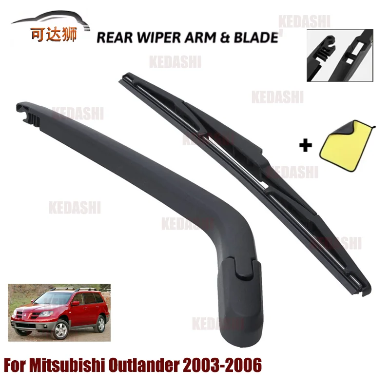 

14inch Rear Windshield Wiper Arm Blade Set for Mitsubishi Outlander 2003 2004 2005 2006 Auto Windscreen Wiper