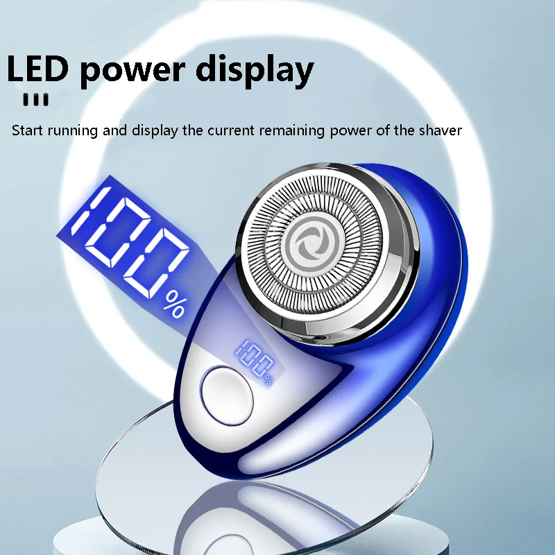 Portable Men's Shaver Usb Charging Mini Single Blade Shaver Electric Beard and Body Hair Shaver