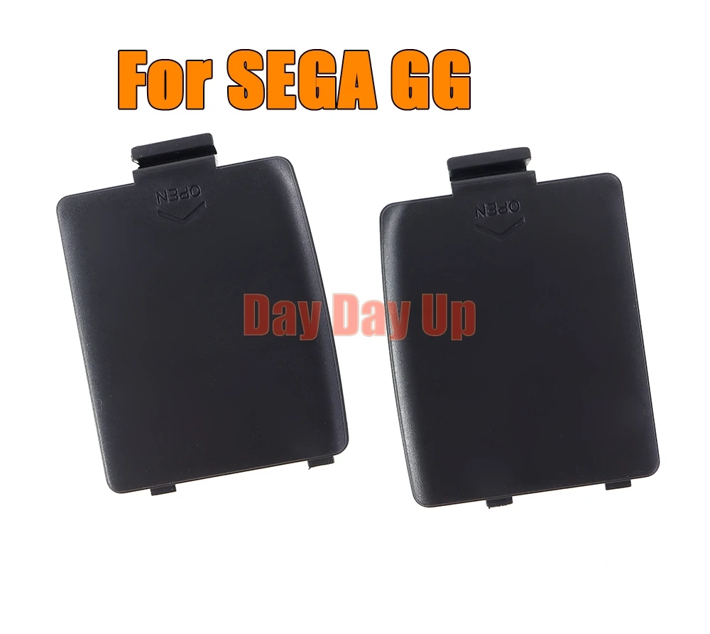 2 مجموعات ل GG اليسار اليمين البطارية الغطاء الخلفي ل Sega لعبة والعتاد غطاء البطارية L R الجانب غطاء البطارية