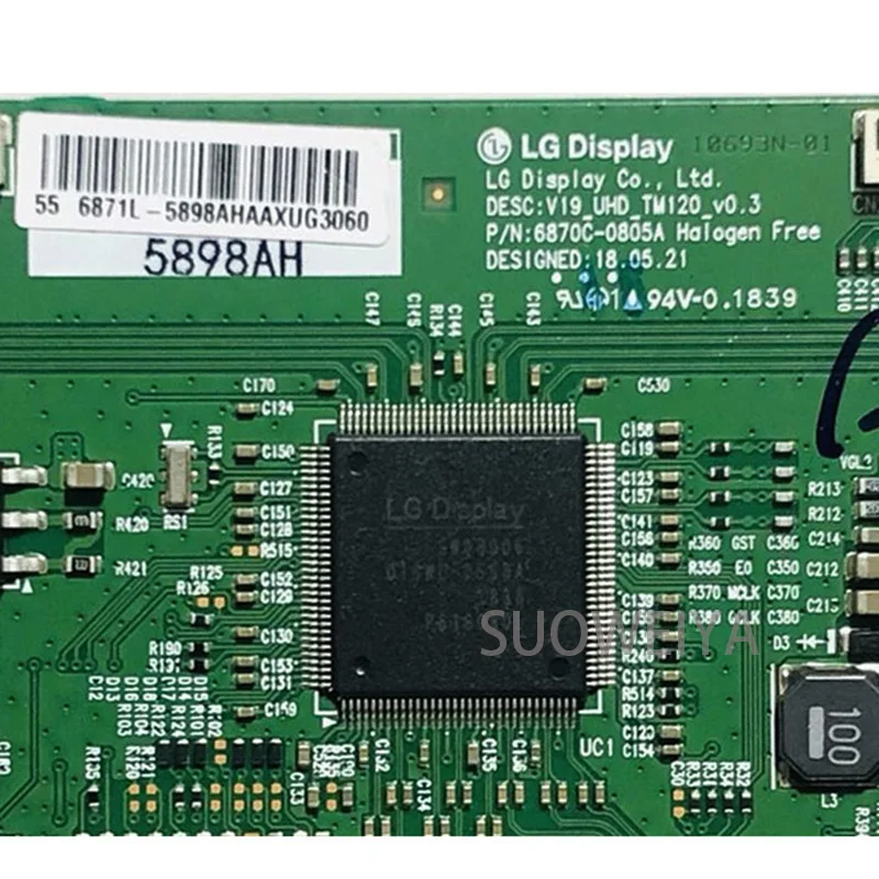 100% Tested Original 6870C-0805A V19_UHD_TM120_V0.3 TCON Board For LG TV Board 6870C 0805A Original Display Equipment 6870C0805A