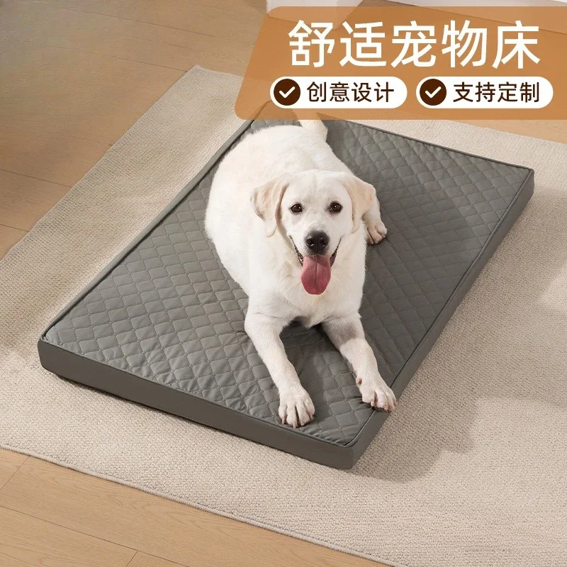 Removable washed pet sleeping mat, cat and dog zero memory high elastic sleeping sofa cushion multi-size pet supplies