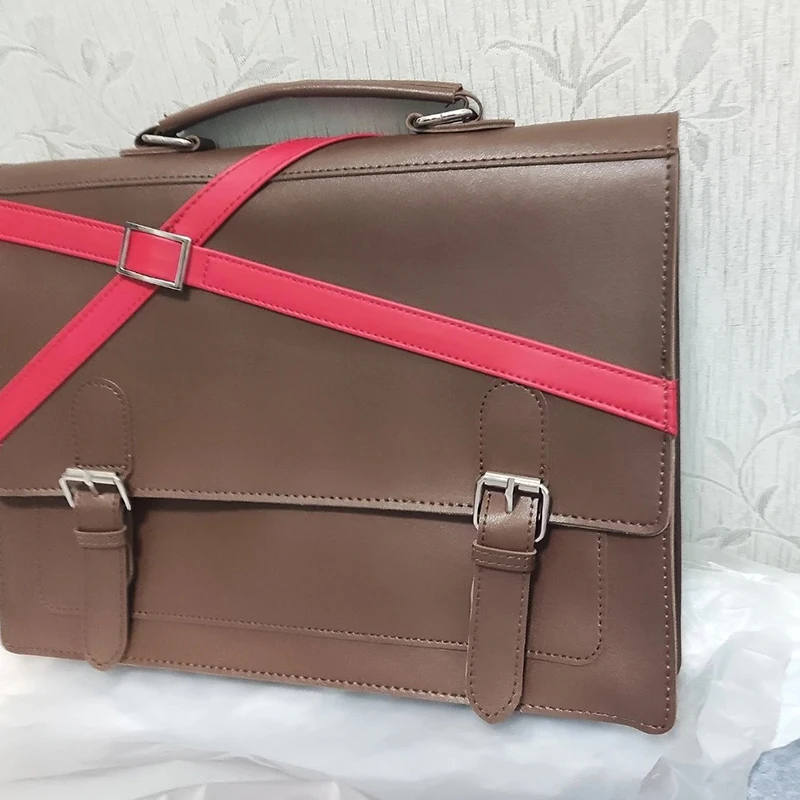 Anime Shugo Chara Hinamori Amu Cosplay Rucksack Leder Umhängetasche Student Umhängetasche Lolita Umhängetasche Braune Handtasche