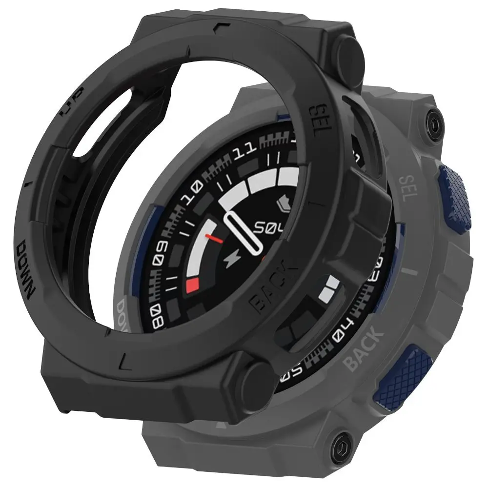 Zachte TPU Case Cover Voor Amazfit Actieve Rand Beschermende Shell Frame Bumper Smart Watch Protector Case Accessoires