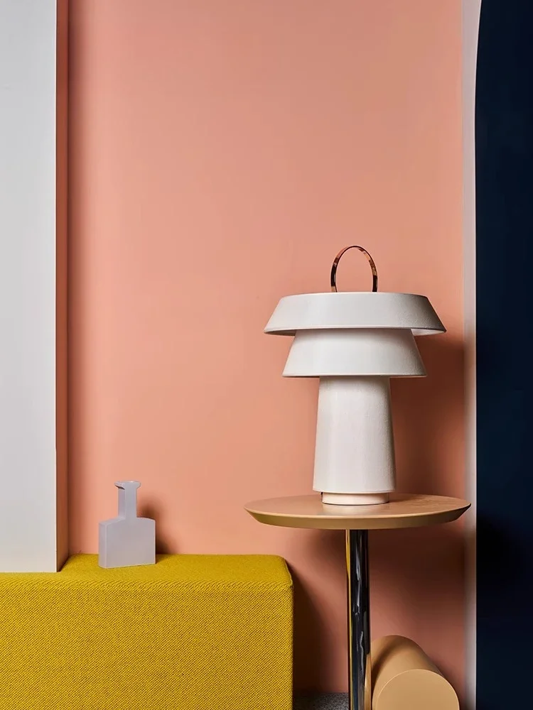 

Modern simple study American bedside lamp dimmable