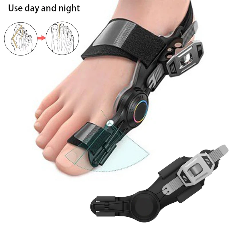 

1 шт., корректор бурсита большого пальца стопы, ортопедический корректор-выпрямитель для большого пальца ноги, регулируемый корсет для вальгусной деформации, уход за ногами, облегчение бурсита бурсита большого пальца стопы