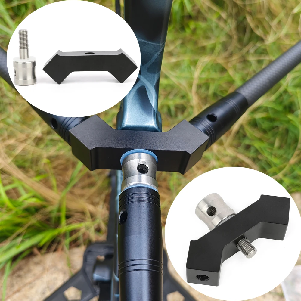 

Recurve Bow Stabilizer V-Bar 45 Degree Aluminium Alloy V Seat Compound Bow Archery Hunting Shooting Accessories