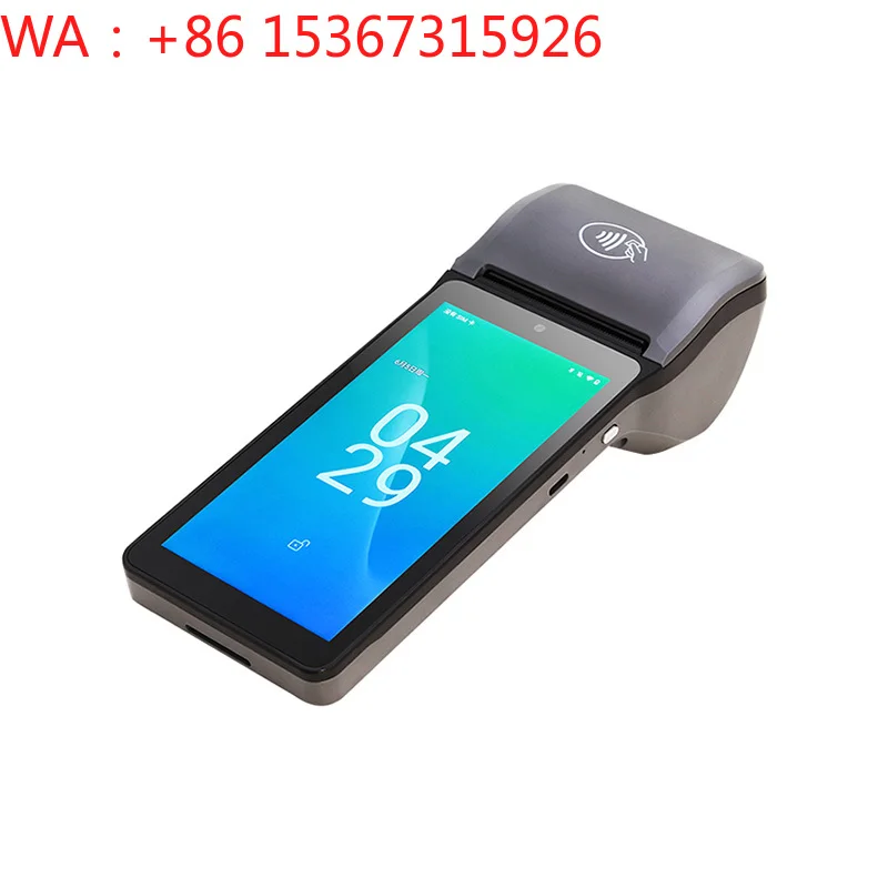 Беспроводной мобильный POS-терминал с Wi-Fi и NFC, универсальный кассовый аппарат для ресторанов, доставки и розничной торговли