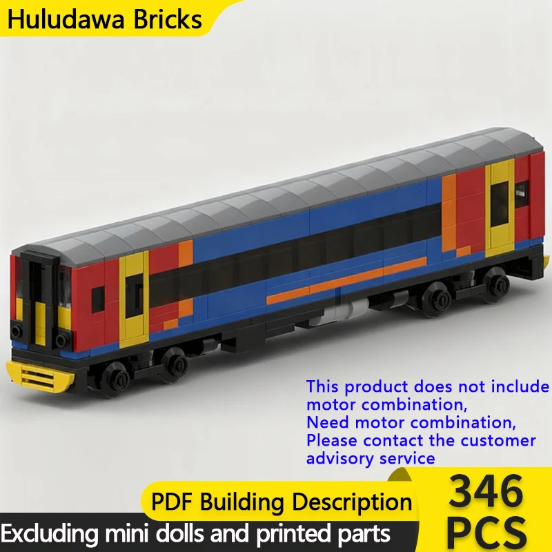 

Модель городского автомобиля MOC, строительные кирпичи, класс 153, дизельный железнодорожный поезд, модульная технология, подарки, праздник, сборка, детские игрушки, костюм