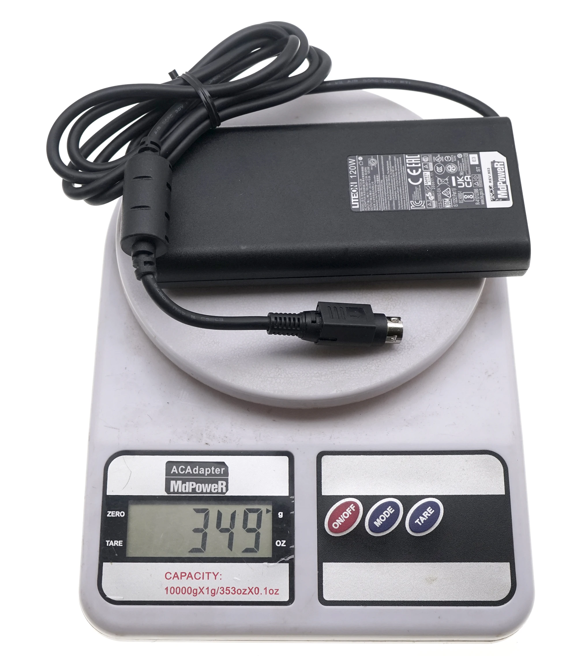 

LITEON PA-1121-24 24V 5A 120W AC Adapter Charger Power Supply 3 Pin ding plug