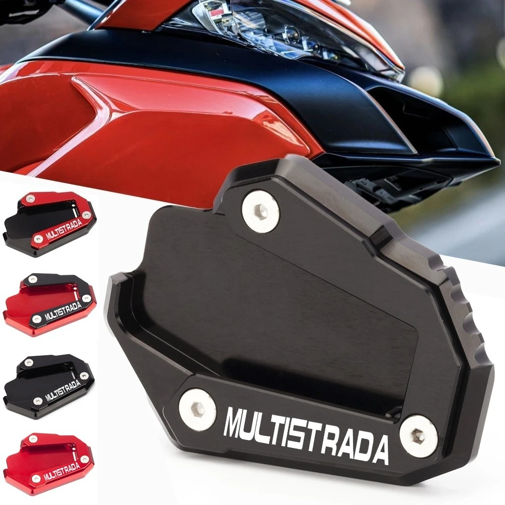 

Foot Plate Sidestand For DUCATI Multistrada 1200 /Enduro /Enduro Pro 1200S CNC Kickstand Side Stand Plate Pad Enlarge Extension