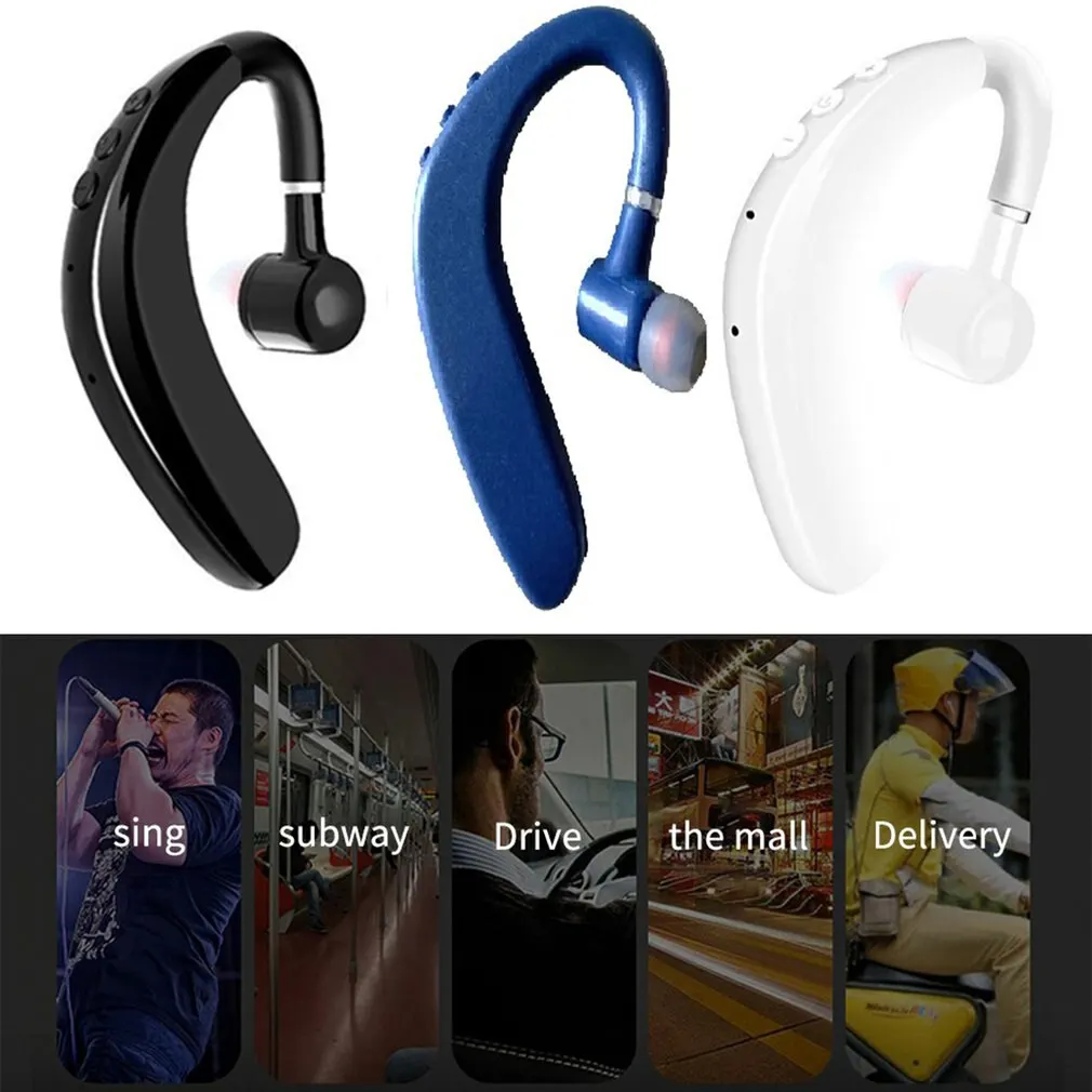 

Wireless Bluetooth 5.0 Earphone Handsfree Headphone Mini Strong Bass Car Business Headset Earbud Earpiece Dropshipping Wholesale