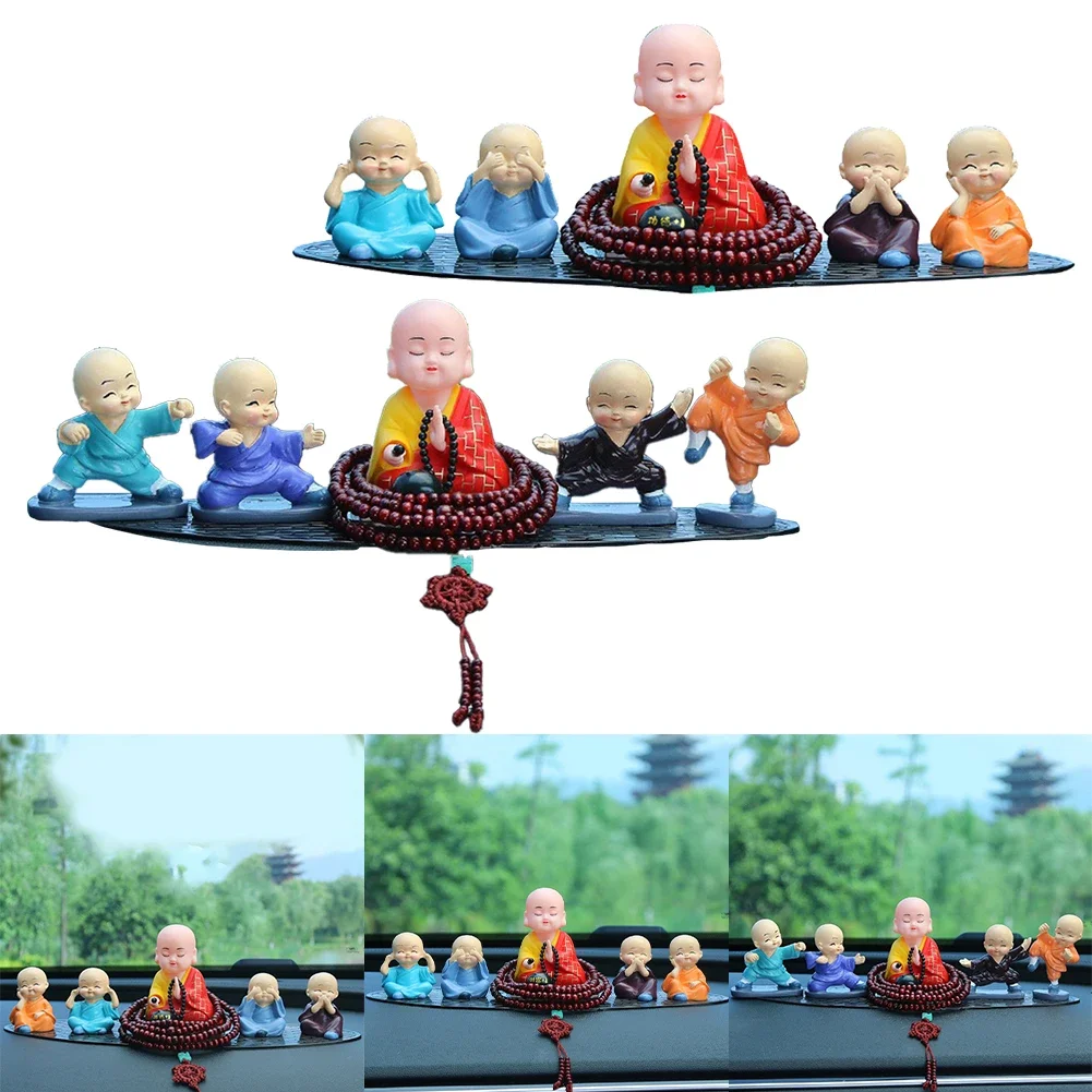 

Car Interior Decor 30*9.5*9.5cm Car Decoration Motion Monk Ornament Charming Home Accessories Dynamic Energy Display