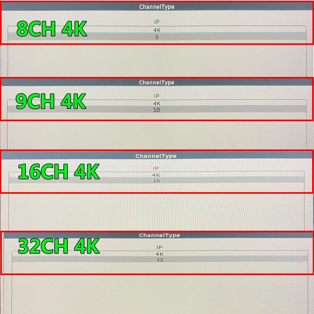 4K H.265 netwerkvideorecorder NVR-systeem 8/9/16/32 kanalen voor 1080P 3MP 4MP 5MP 6MP 8MP 4K IP-camera's ONVIF bewegingsdetectie