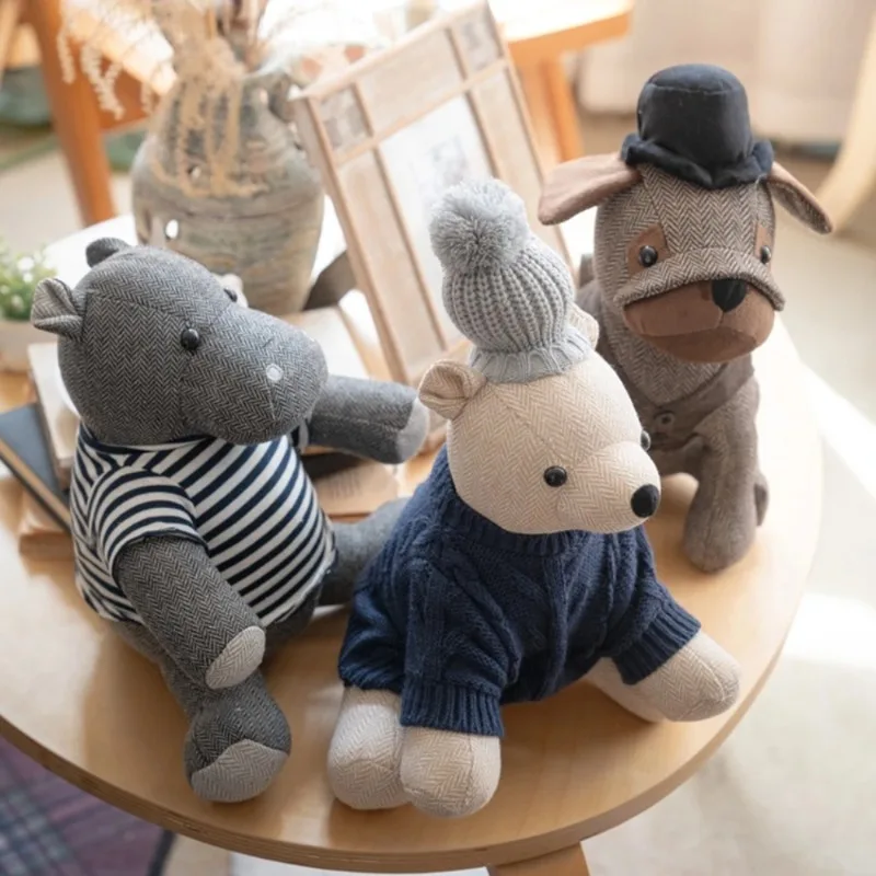 Cute Decorative Door Stopper for Home and Office Compact Animals Weighted Décor Door Stopper with Soft Fabric