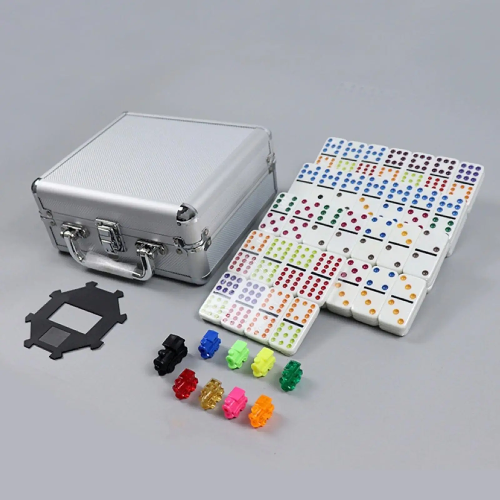 Double Dominoes Nine Trick Game Set 91 Piece Calculation Puzzle Board Game for Kids Strategy Entertainment view 6
