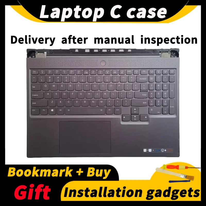 

For Lenovo Saver Y9000K R9000K 2021H Case Palmrest C Case with Backlit Keyboard Touchpad 5CB1C93162