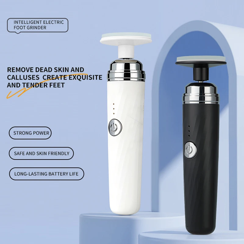 Electric foot grinder for exfoliating calluses and dead skin, portable electric foot grinder