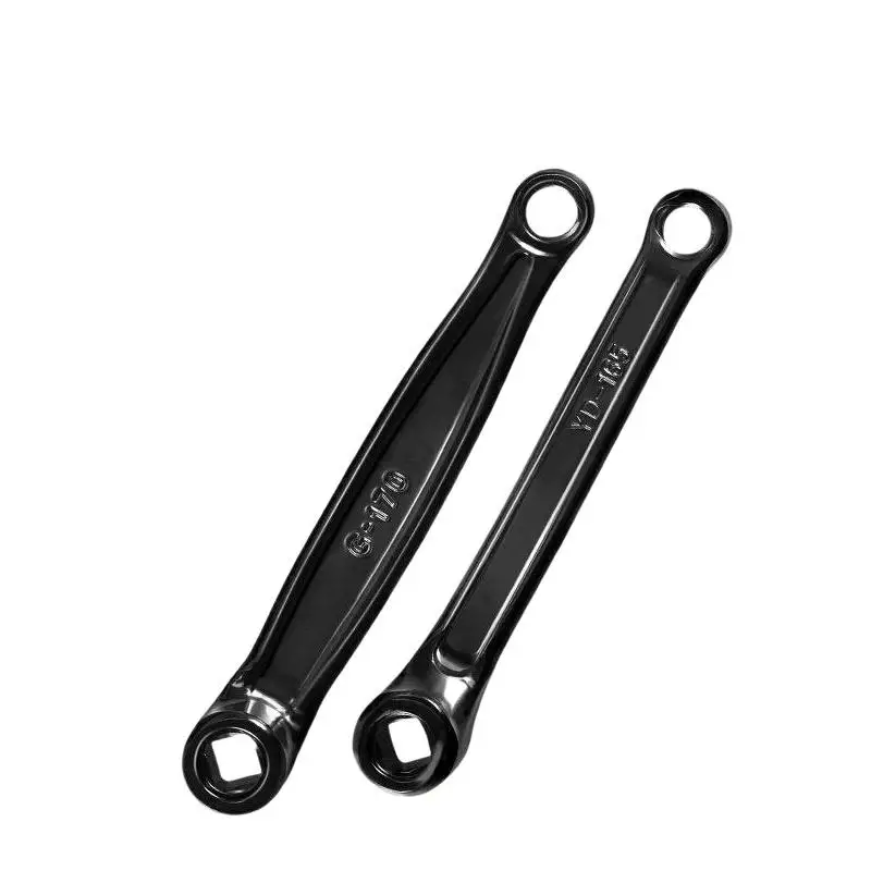 Fahrradkurbelarme aus massivem Eisen, rostbeständige Beschichtung, hohe Haltbarkeit, integriert für Rennrad-Enthusiasten, Modifikationsteile. – Detail 7