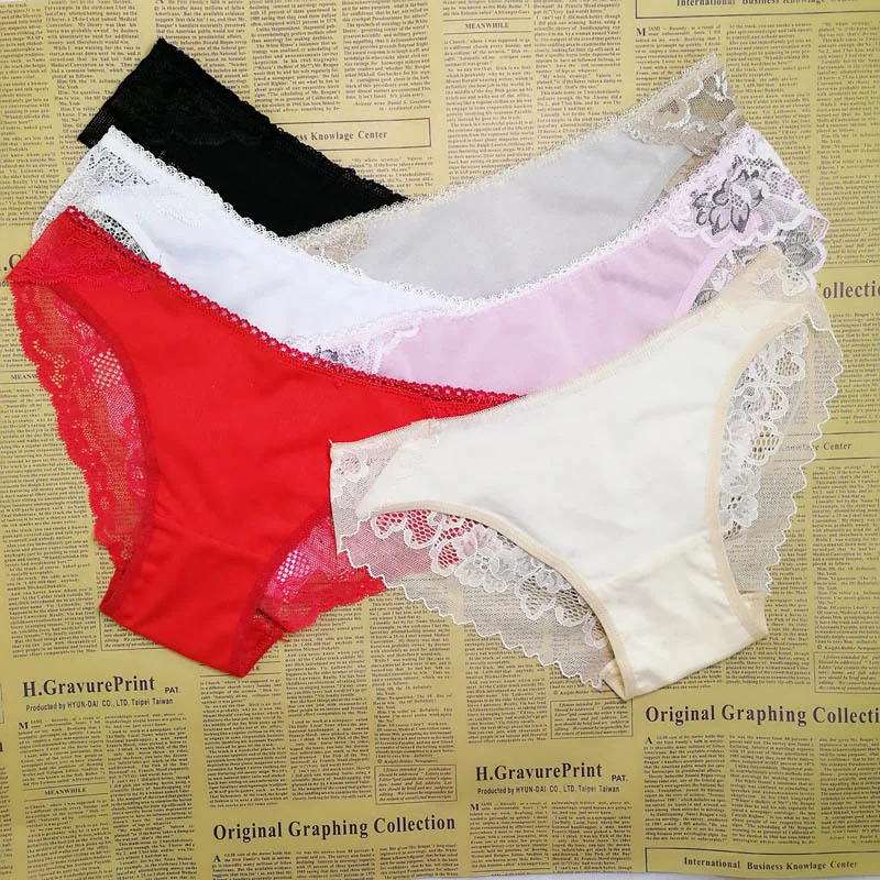 Sexy pant gauze underwear lace perspective women Sexy lingerie women lace pants exposed female G-string 1pcs ah74