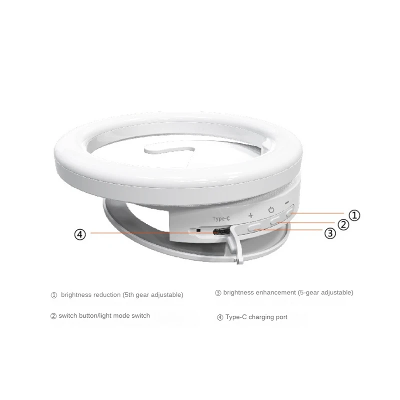 Сотовый телефон Красота Удобный портативный многоугольный заполняющий светильник для селфи Многофункциональный заполняющий светильник в реальном времени Прочный розовый