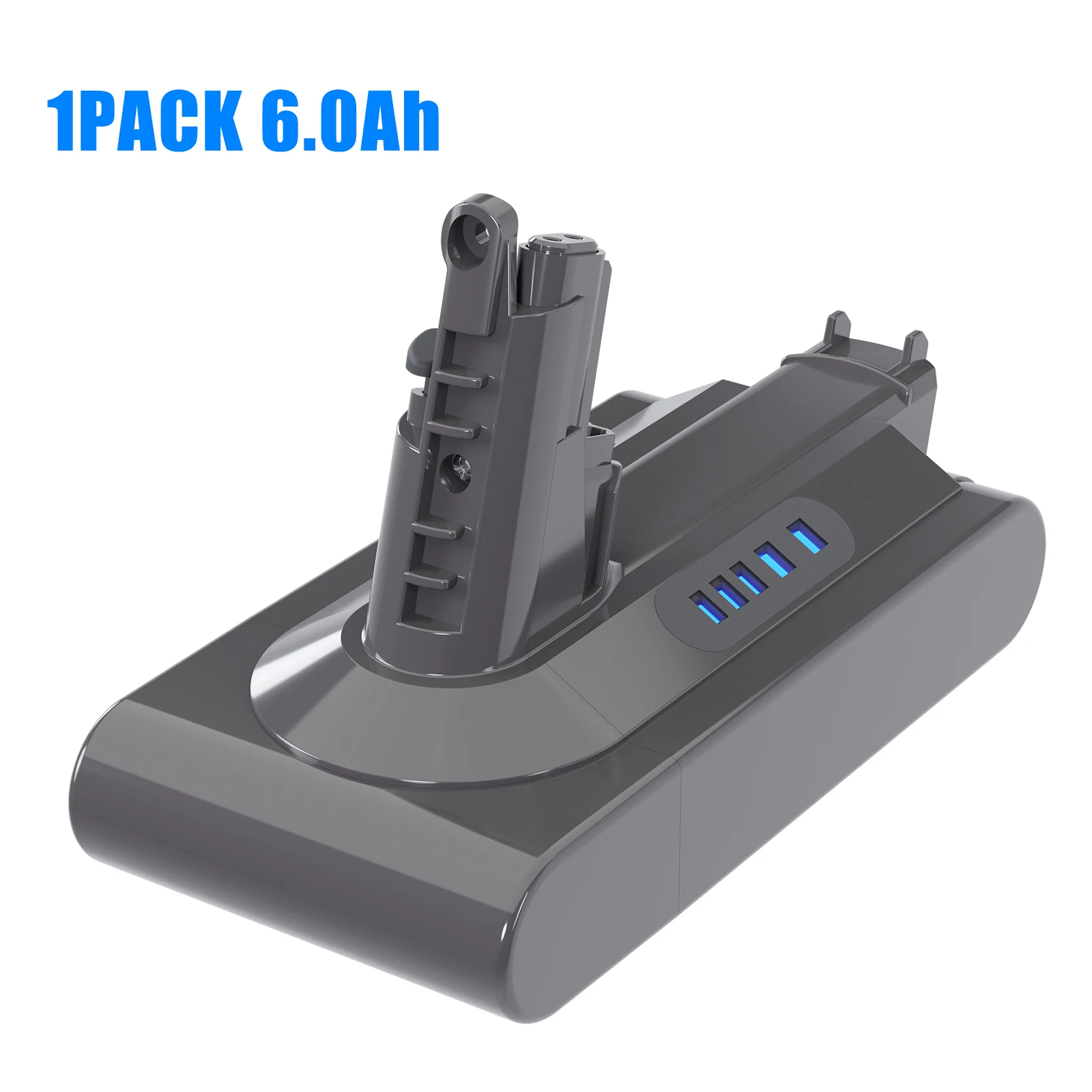 Powtree 6,0 Ah/8,0 Ah Ersatzakku für Dyson V6 V7 V8 V10 Serie SV12 DC62 SV11 SV10 Handstaubsauger Ersatzakku