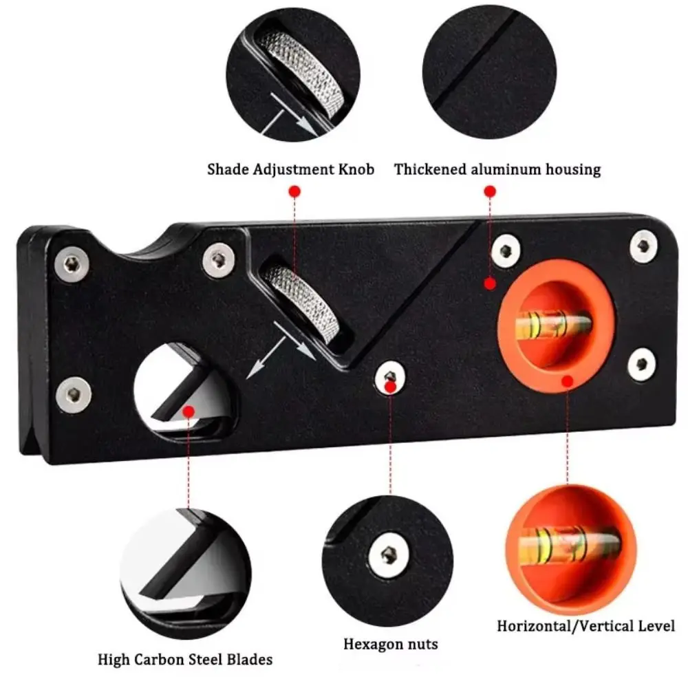 45 Derajat Bevel Quick Edge Planing Talang Pemangkasan Quick Edge Planing Pemangkasan Cutter Chamfering Multi Sudut