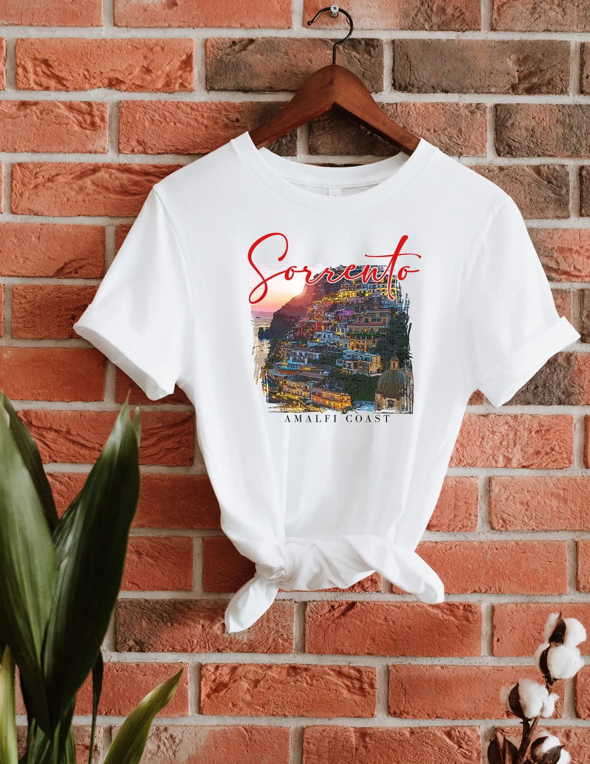 Sorrento Tee,sorrento Shirt, Italian Town Sorrento, Campania Italy, Sorrento Vacation, Amalfi Coast Italy Shirt