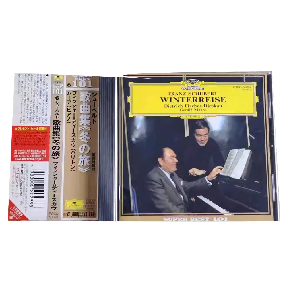 CD SCHUBERT WINTERREISE FISCHER DIESKAU MOORE
