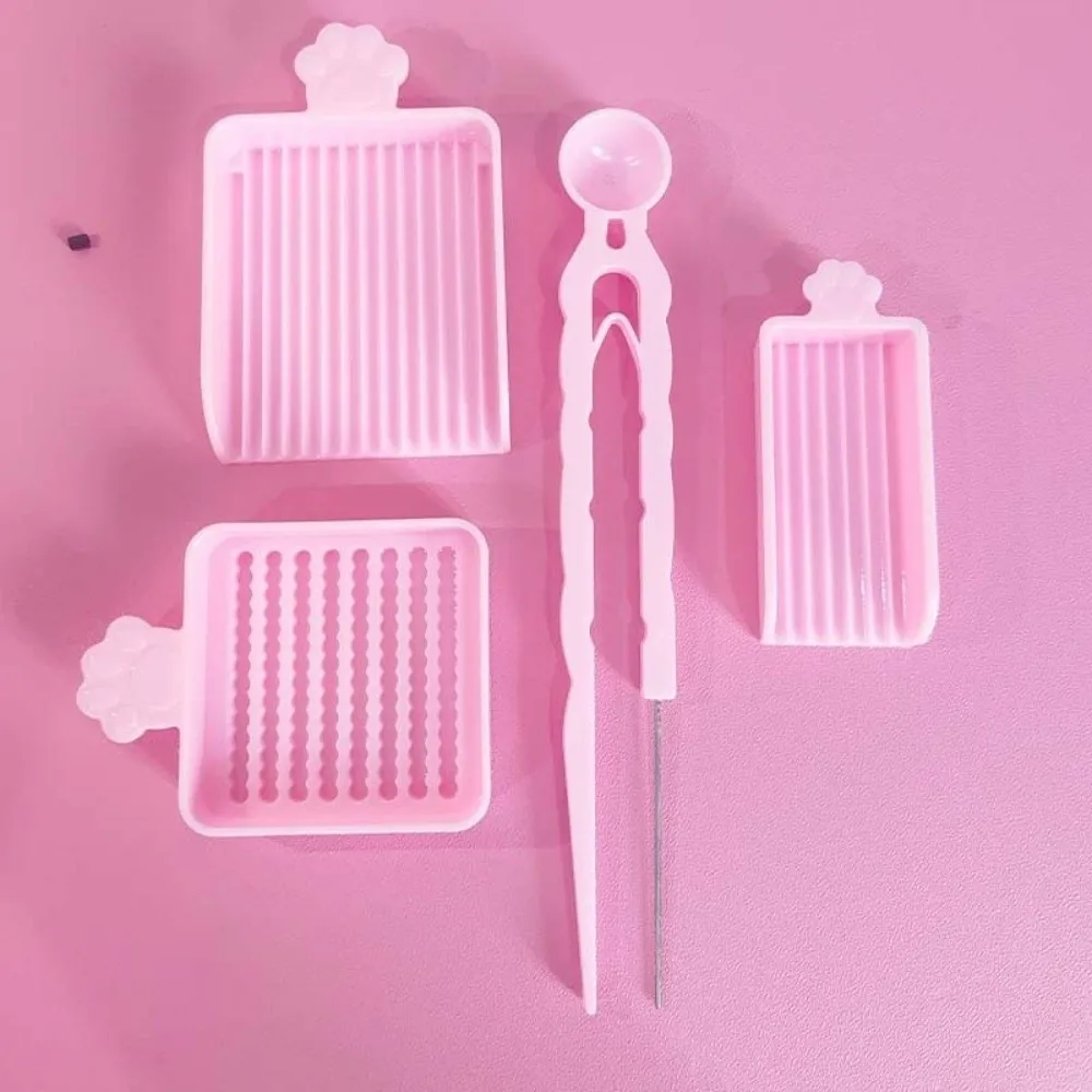 3/4/5Pcs/Set DIY Handmade Fuse Beads Picking Tray Kit Plastic Beads Efficient Padding Fuse Bead Single Needle Tweezer