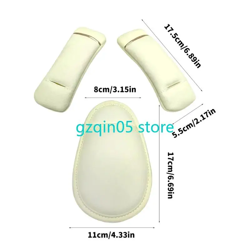 Accessoires universels siège voiture pour bébé H055, 3 pièces, protections d'épaule souples, rembourrage poussette avec
