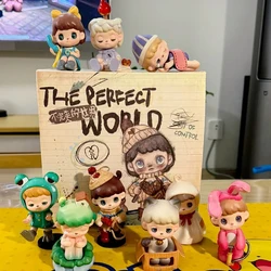 Cute Anmoo Imperfect World Blind Box Doll Mystery Surprise Box Character Kawaii Model Statue Doll Toy For Children Xmas Gift