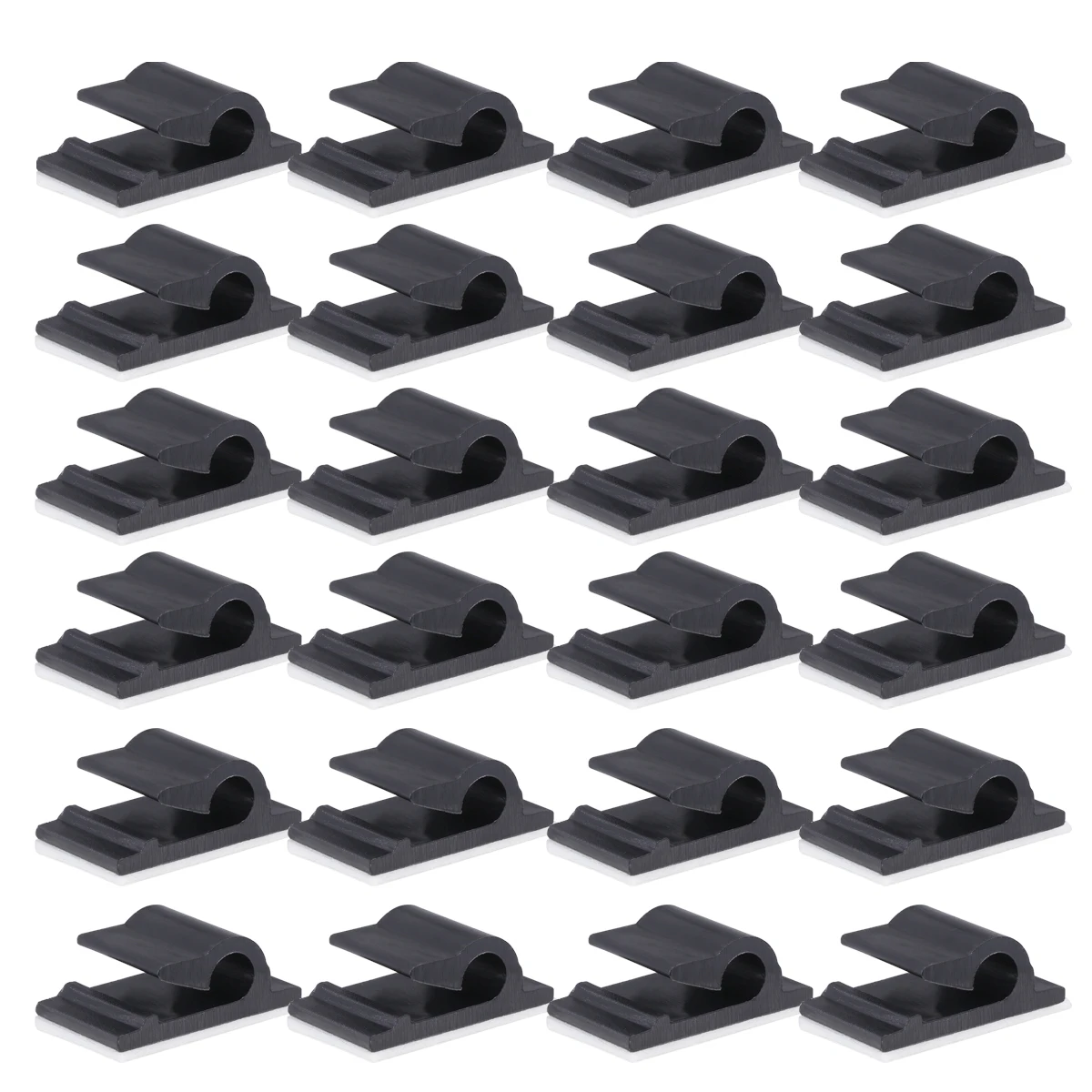 

50pcs Cable Clips Adhesive Wire Organizer Ties for Electrical Cords Holder Cord Management Clamps Zero Accessories