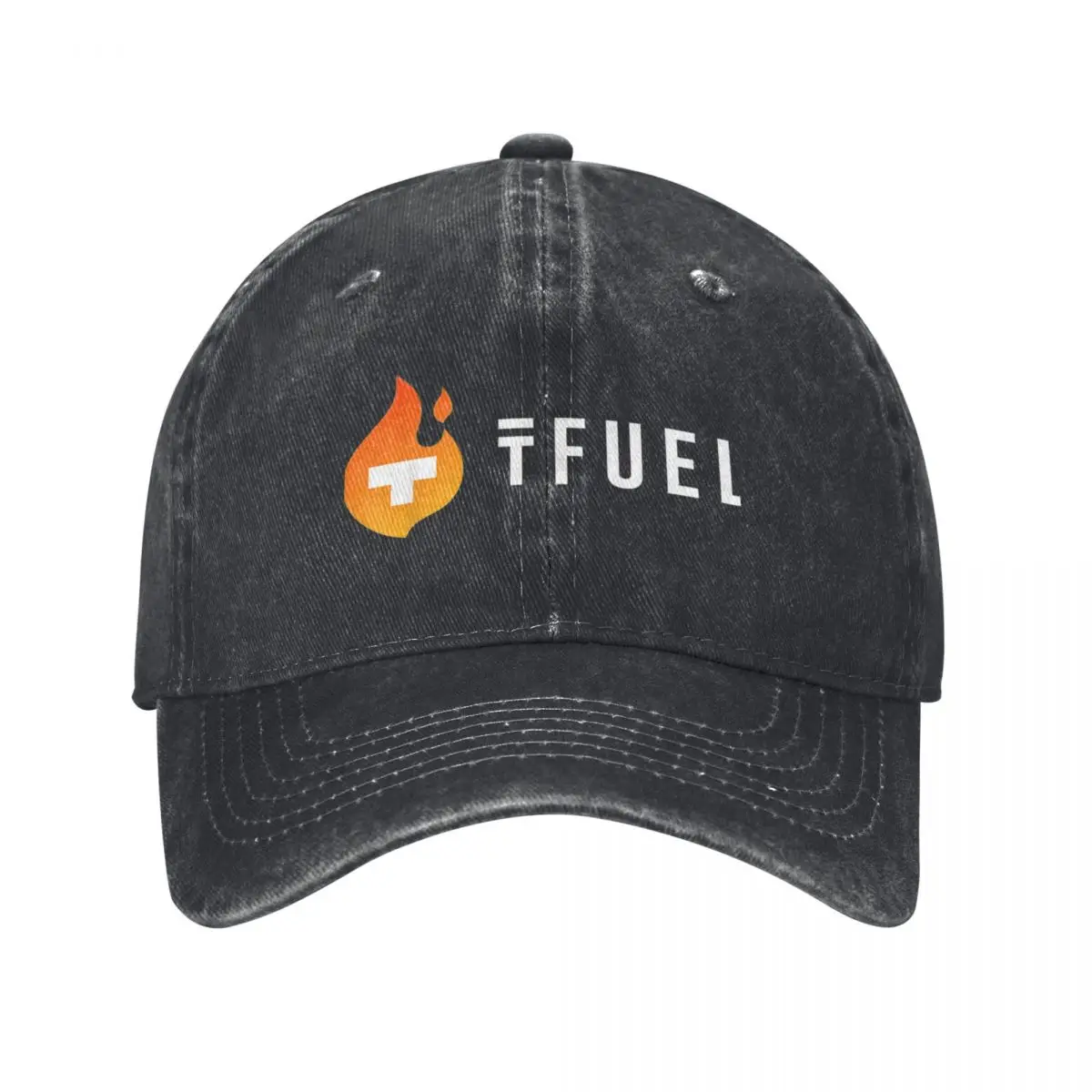 TFUEL Crypto Token Flame - Theta Fuel Coin - HODL - Dapps Baseball Cap Uv Protection Solar Hat Christmas Hat Hats Man Women's