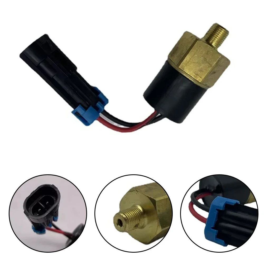 ​1Pcs CAR Oil Pressure Switch Sensor Fit Excavator For Bobcat Engine Parts OEM Number 6657389/6676053 Black Brass Machine