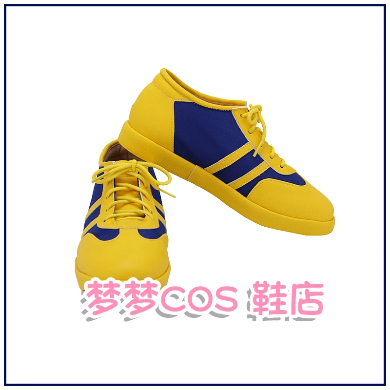 Juego Street Fighter Chun Li, zapatos de Cosplay, botas, Carnaval de Halloween para mujeres y hombres, juego de rol, zapatos deportivos amarillos hechos a medida