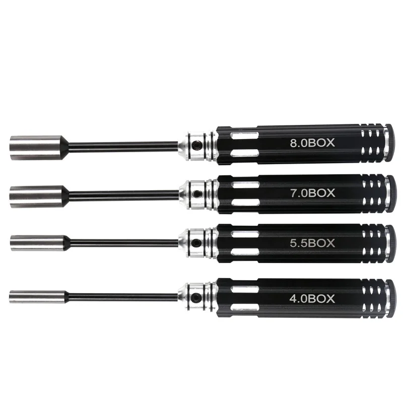 Hex Screwdriver Set 4.0mm 5.5mm 7.0mm 8.0mm Hexagon Nut Socket Wrench For RC FPV Drone Cars Boat Screwdriver Repair Tools