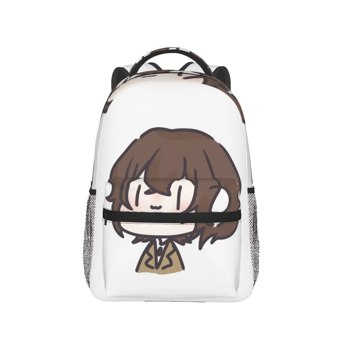 Dazai Version Cute Student Backpack School Bag Hiking Travel Daypack for Men Women Fashion Bookbag Shoulder Bags
