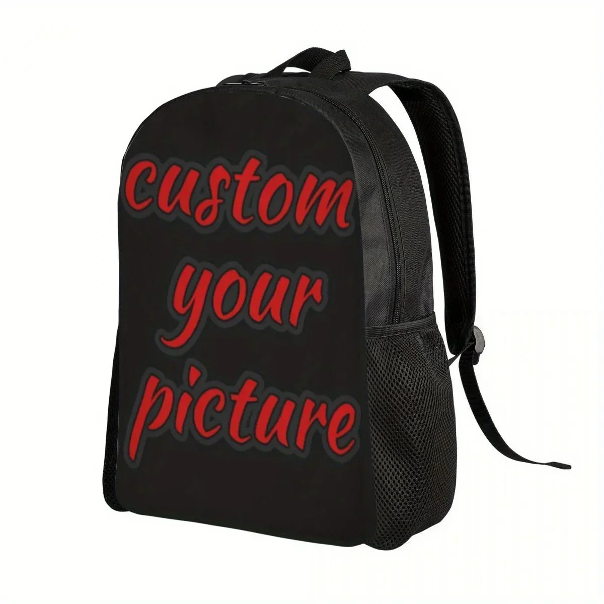 Custom Bag Custom Picture Photo Casual Backpack, Personalized With Your Design Image Daypack For Men, Women, And Teens, Lightwei